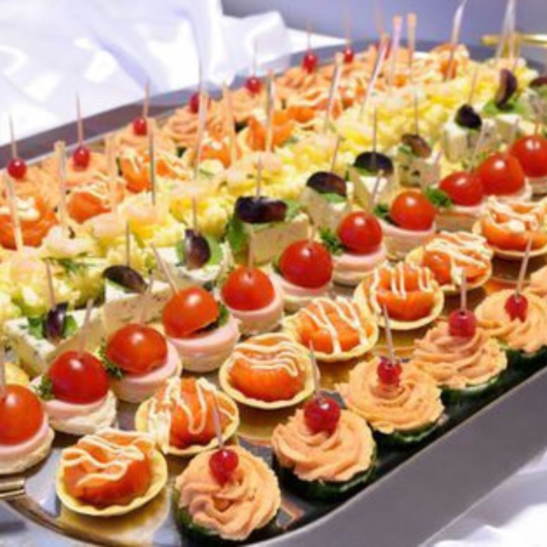 Galería de bocadillos para fiestas