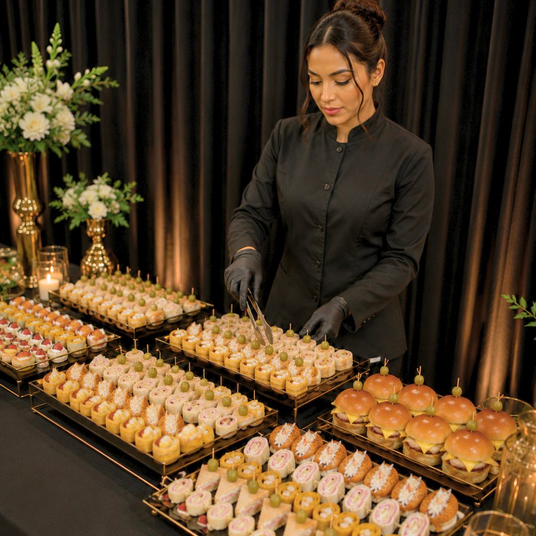Servicio de bocadillos para fiestas y reuniones
