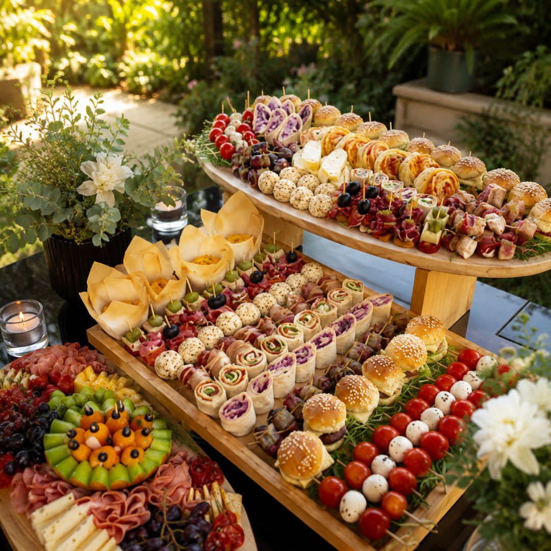 Canapés gourmet para fiestas y celebraciones